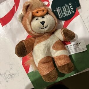 Starbucks Year of the Horse Bearista Keychain 2026